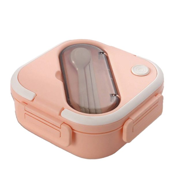 Plastic Leak Proof Lunch Box w/ Utensils - Image 5
