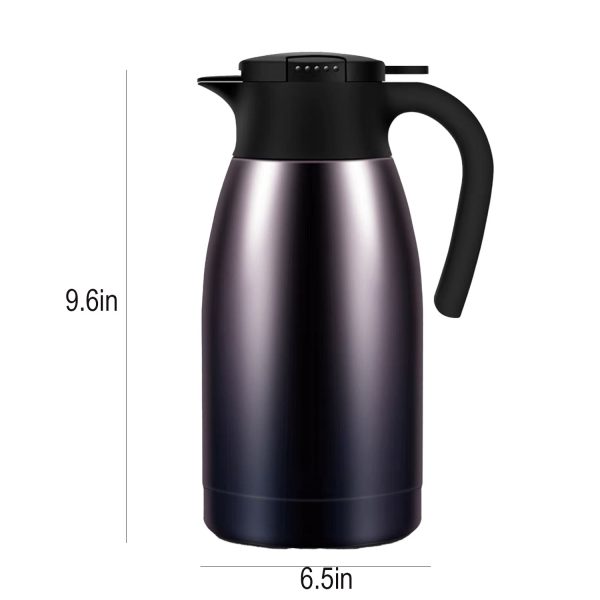 64 oz Stainless Steel Thermal Coffee Carafe - Image 6