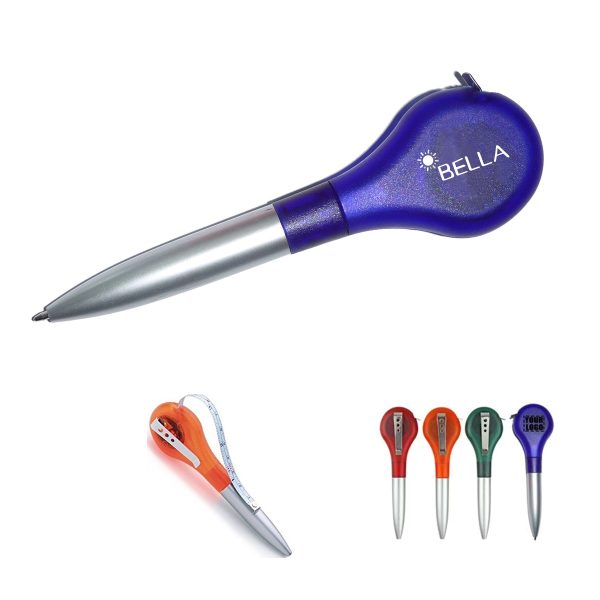 Multifunctional Ballpoint Pens w/ Tape Measure