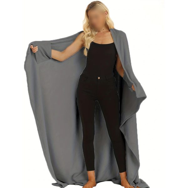 Polyester Hooded Wearable Blanket - Image 6
