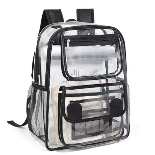 Large Capacity Waterproof Clear PVC Backpack - Image 2