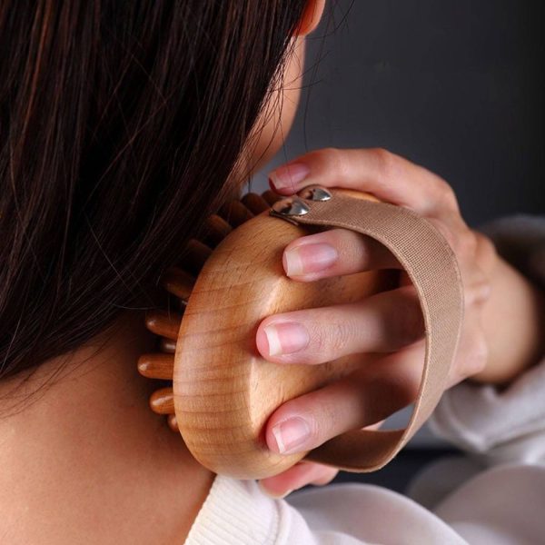 Wooden Manual Massage Guasha Scraping Brush - Image 3