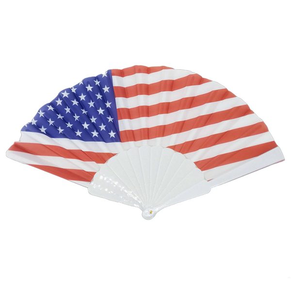 American Flag Folding Hand Fans - Image 3