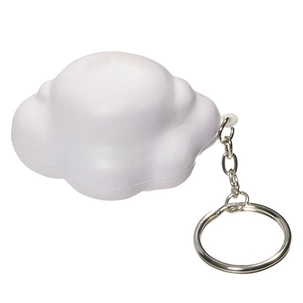 Pu Cloud Stress Reliever Keychain - Image 5