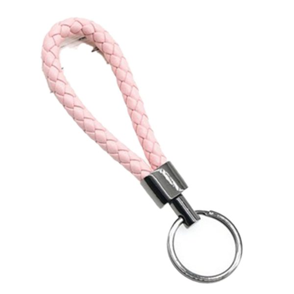 Weaved PU Leather Keychain - Image 4