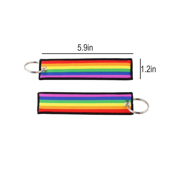LGBT Rainbow Pride Flag Keychain - Image 8