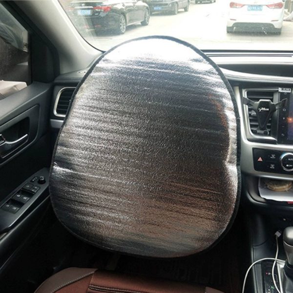 Aluminum Foil Car Steering Wheel Sunshade Cover - Image 6