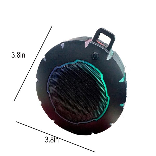 Mini Waterproof LED Light-Up Bluetooth Speaker - Image 7