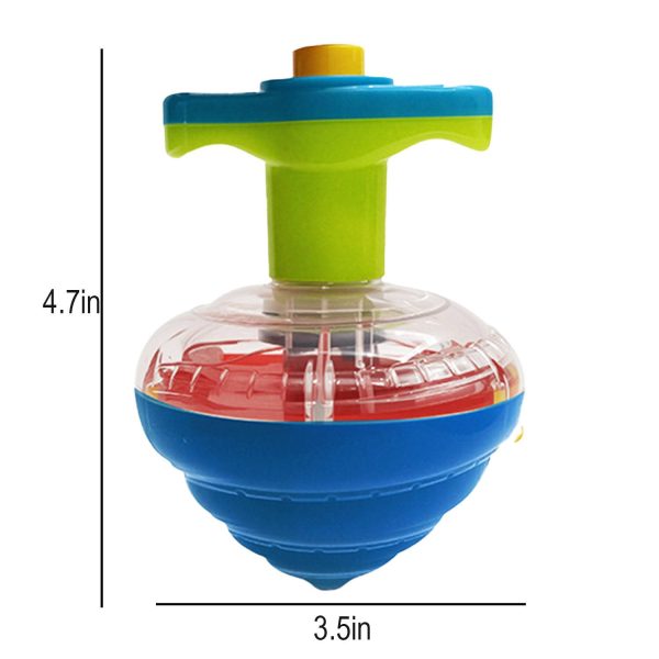Kid's Flashing Music Spinning Top - Image 5
