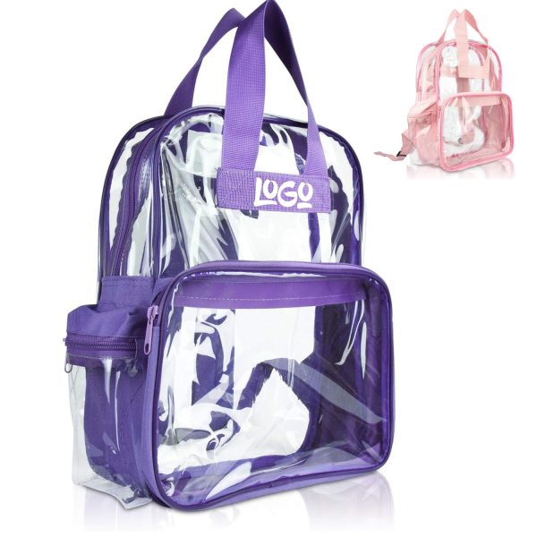 Large Capacity PVC Waterproof Clear Backpack w/ Handle