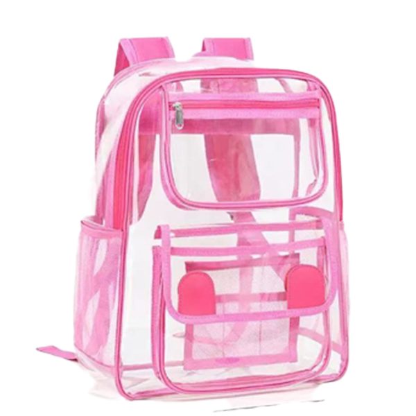 Large Capacity Waterproof Clear PVC Backpack - Image 4
