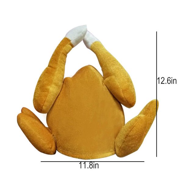 Thanksgiving Plush Turkey Hat - Image 5