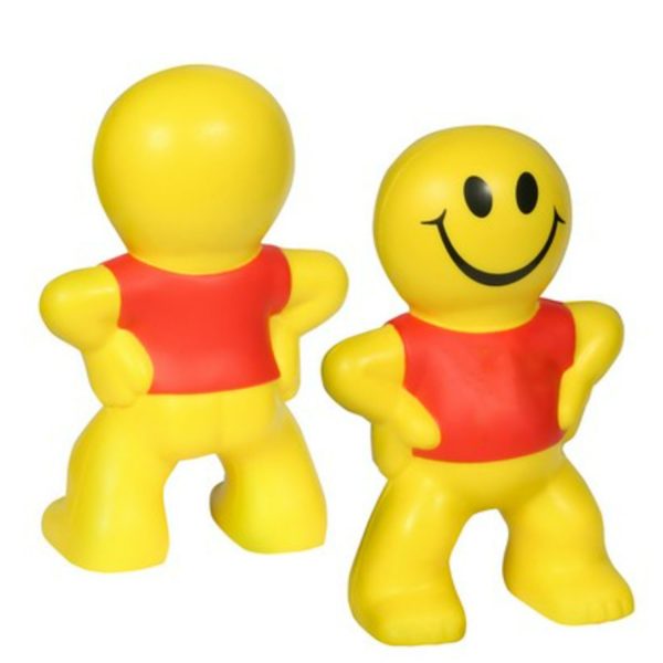 PU Captain Smiley Shaped Stress Reliever - Image 4