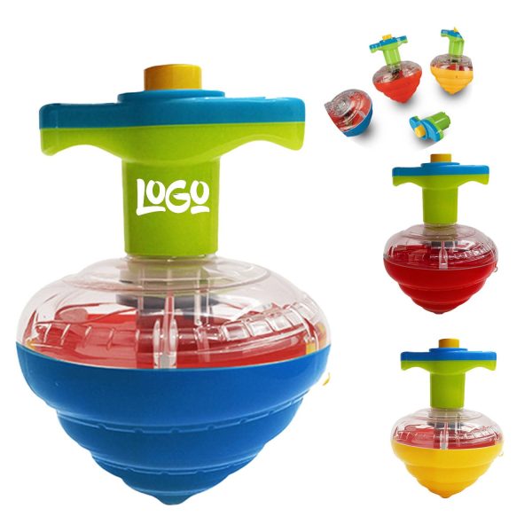 Kid's Flashing Music Spinning Top