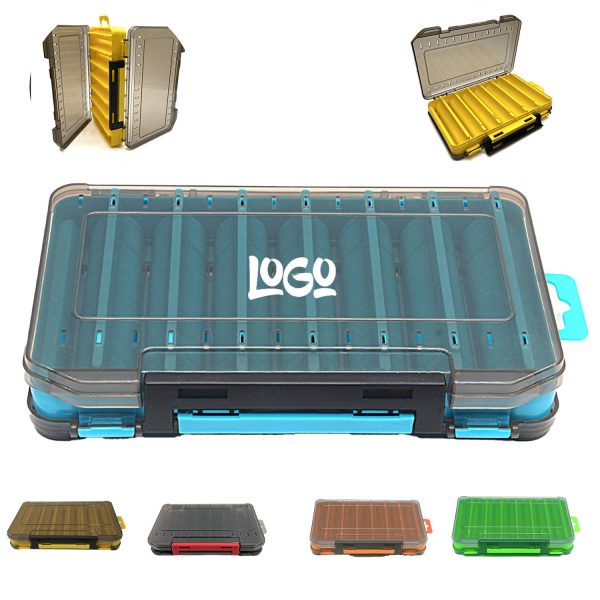 Double Sided Waterproof Fishing Lure Storage Box
