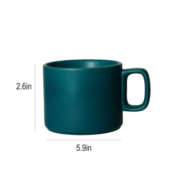 10 oz Ceramic Coffee Mug w/ Handle - Image 5