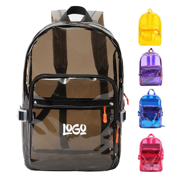 Heavy Duty PVC Waterproof Clear Backpack