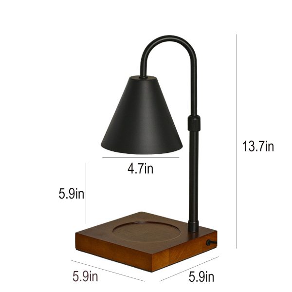 Adjustable Height Dimmable Candle Warmer Lamp - Image 6