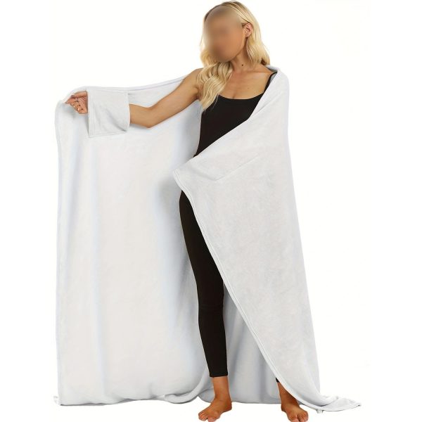 Polyester Hooded Wearable Blanket - Image 5