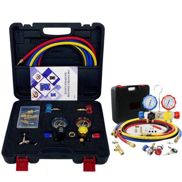 4-Way Air Conditioning Manifold Gauge Set