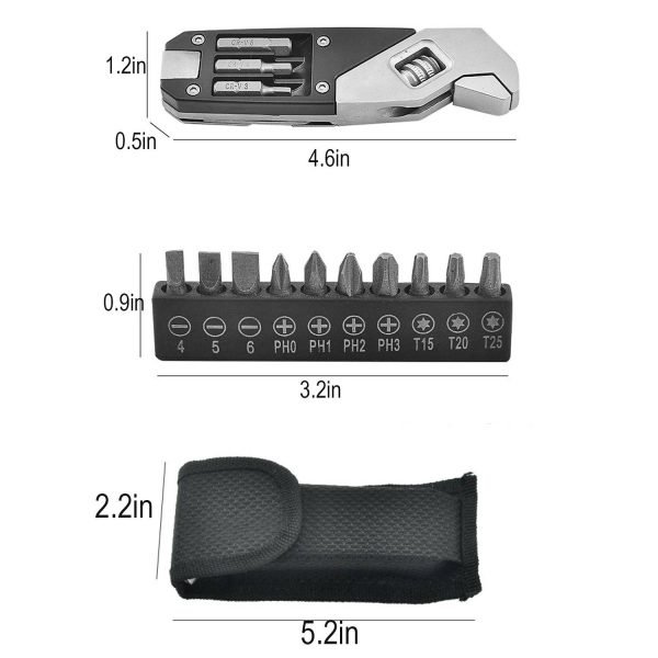 Stainless Steel Multifunction Adjustable Wrench Kit - Image 6
