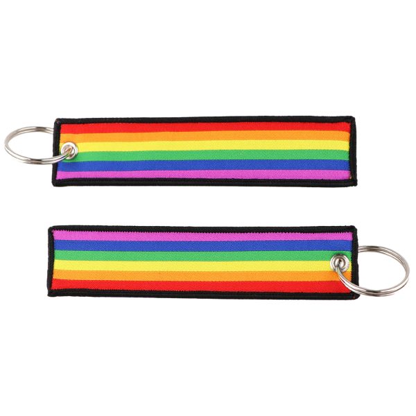 LGBT Rainbow Pride Flag Keychain - Image 2
