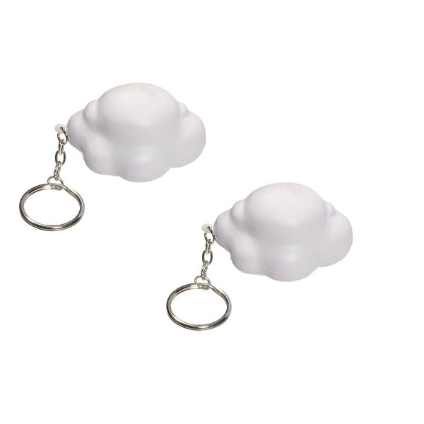 Pu Cloud Stress Reliever Keychain - Image 4