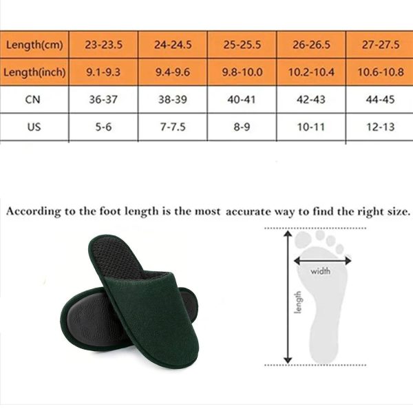 Household Memory Foam Non Slip Slippers - Image 7