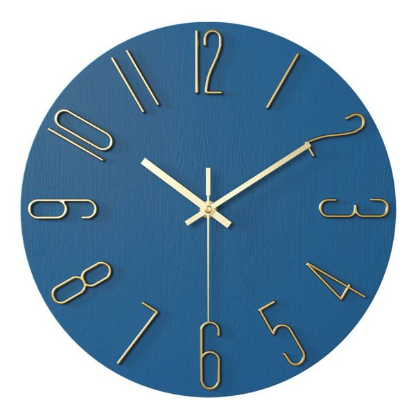 12 inch Plastic Round Wall Clock - Image 4