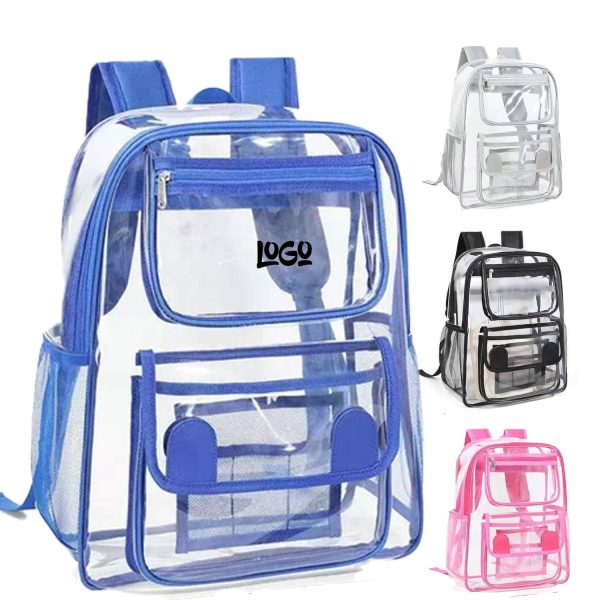 Large Capacity Waterproof Clear PVC Backpack