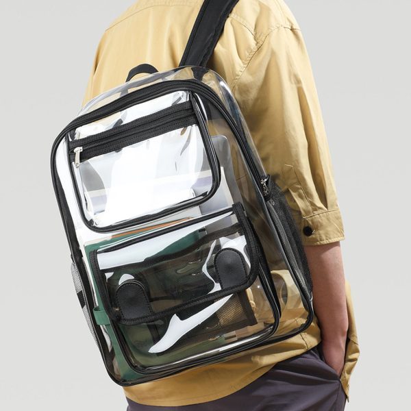 Large Capacity Waterproof Clear PVC Backpack - Image 6