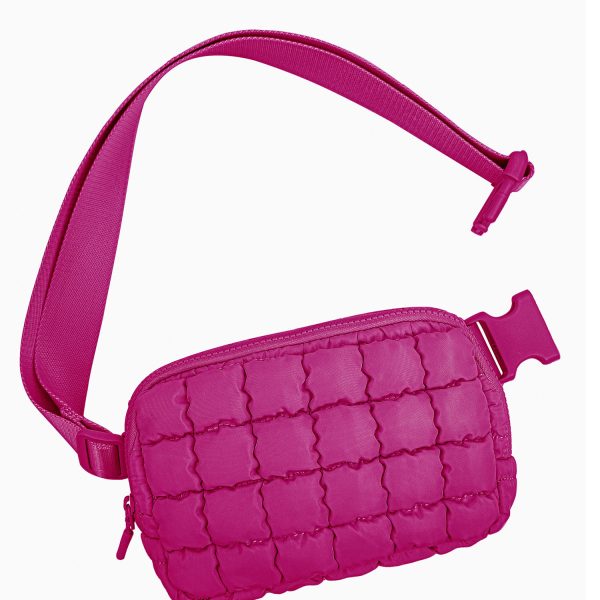 Womens Waterproof Quilted Puffer Fanny Bag - Image 10