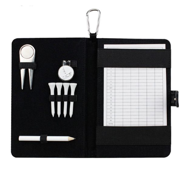PU Leather Golf Accessories Scorecard Book Holder - Image 3