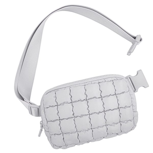 Womens Waterproof Quilted Puffer Fanny Bag - Image 5