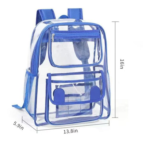 Large Capacity Waterproof Clear PVC Backpack - Image 8