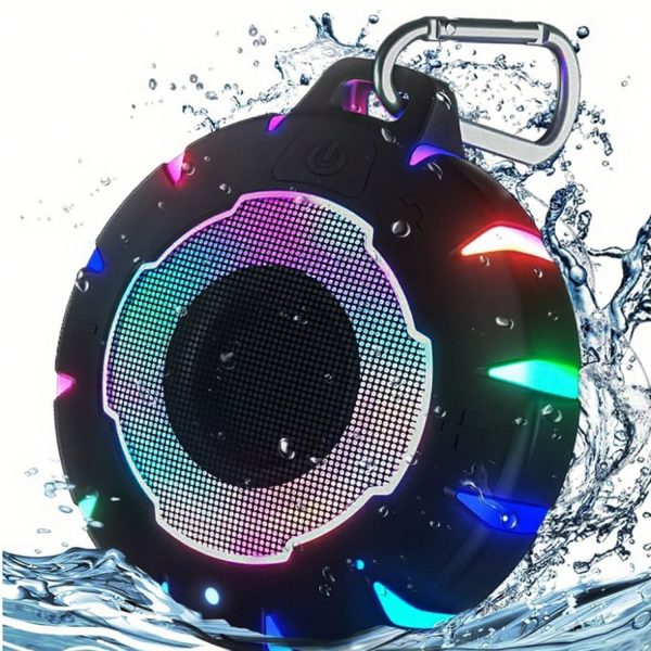 Mini Waterproof LED Light-Up Bluetooth Speaker - Image 5