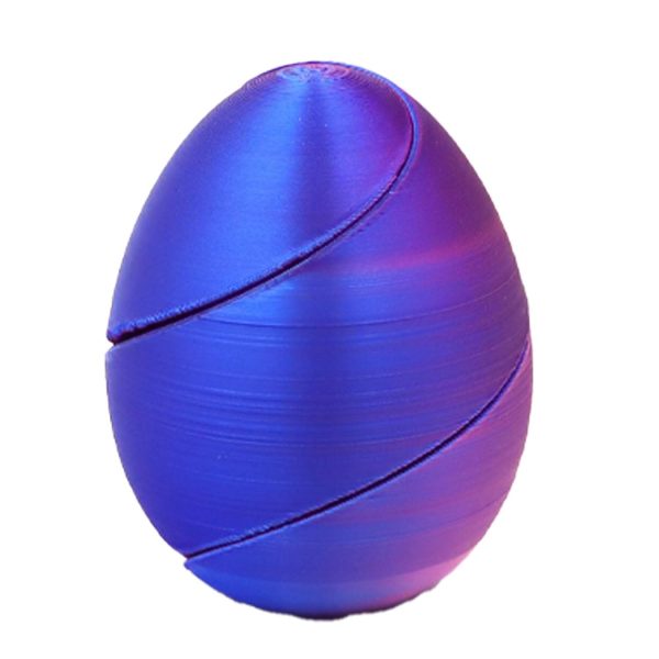 3D Printed Spiral Egg Stress Relief Toy - Image 7
