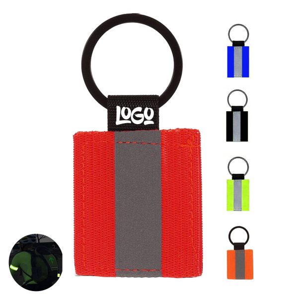 Reflective Night Safety Tag Keychain
