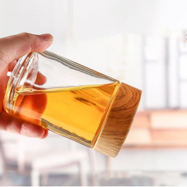 6 oz Glass Storage Jars w/ Wood Lid - Image 3