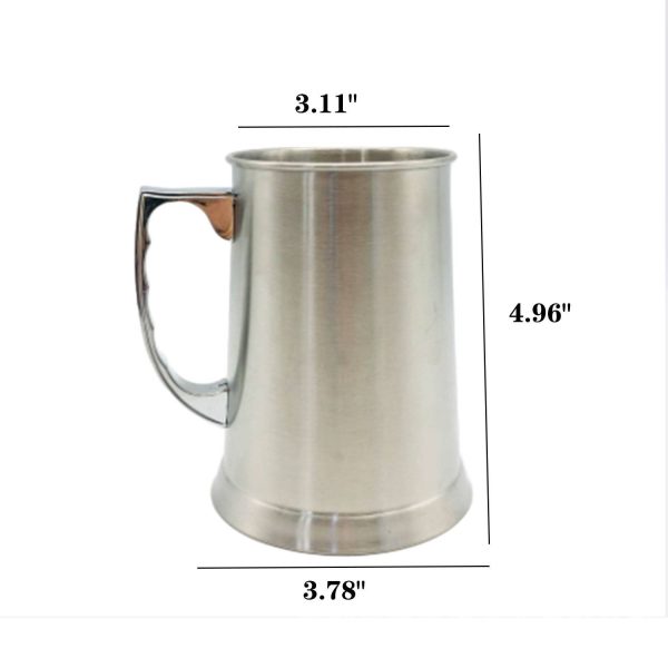 14oz Stainless Steel Insulated Handle mug - Image 5