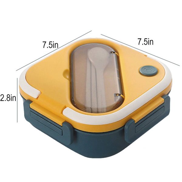 Plastic Leak Proof Lunch Box w/ Utensils - Image 9