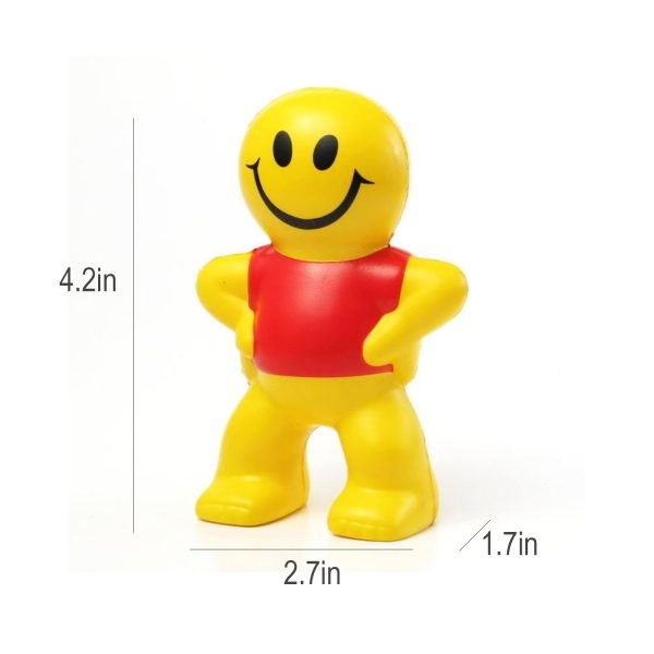 PU Captain Smiley Shaped Stress Reliever - Image 6