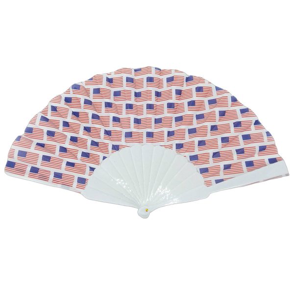 American Flag Folding Hand Fans - Image 2