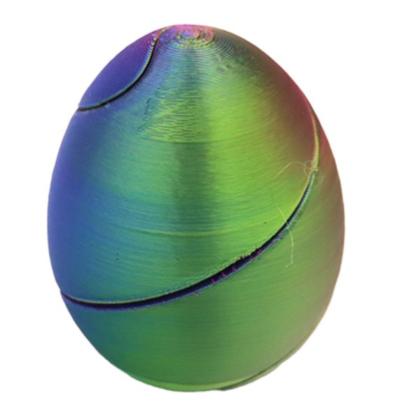 3D Printed Spiral Egg Stress Relief Toy - Image 6