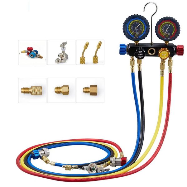 4-Way Air Conditioning Manifold Gauge Set - Image 3