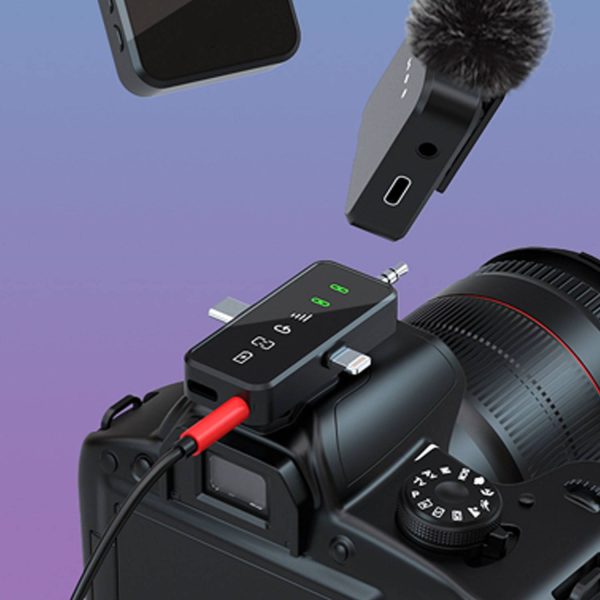 3 in 1 Wireless Lavalier Microphone - Image 4
