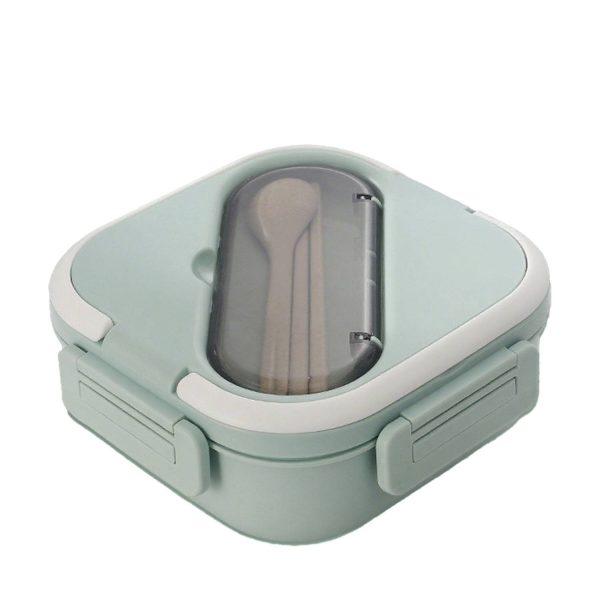 Plastic Leak Proof Lunch Box w/ Utensils - Image 4
