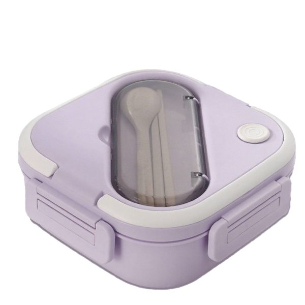 Plastic Leak Proof Lunch Box w/ Utensils - Image 6