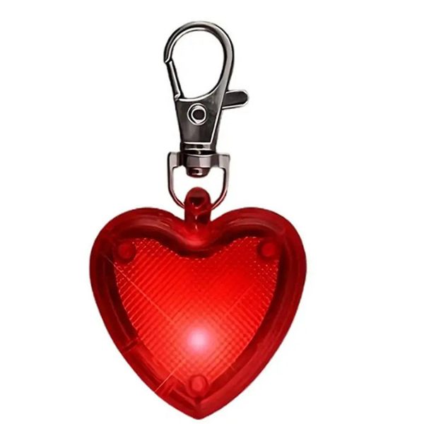 Flashing Heart Pet Keychain - Image 2