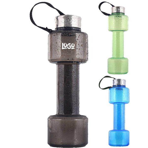 26 oz Dumbell Shaped Sports Water Bottle